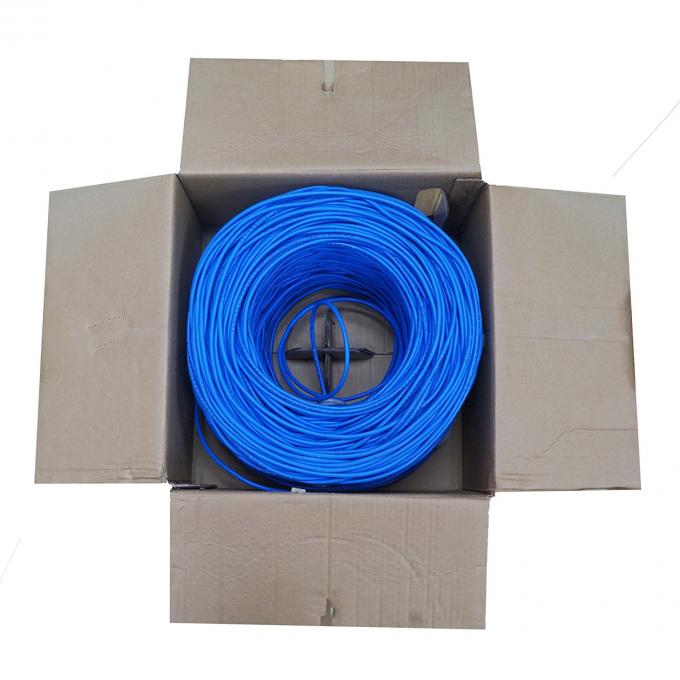 Cáp SFTP Cat.5e PVC Ethernet Lan loại 5e Cáp SF / UTP Đồng rắn 1000 ft cho cáp mạng sử dụng trong nhà