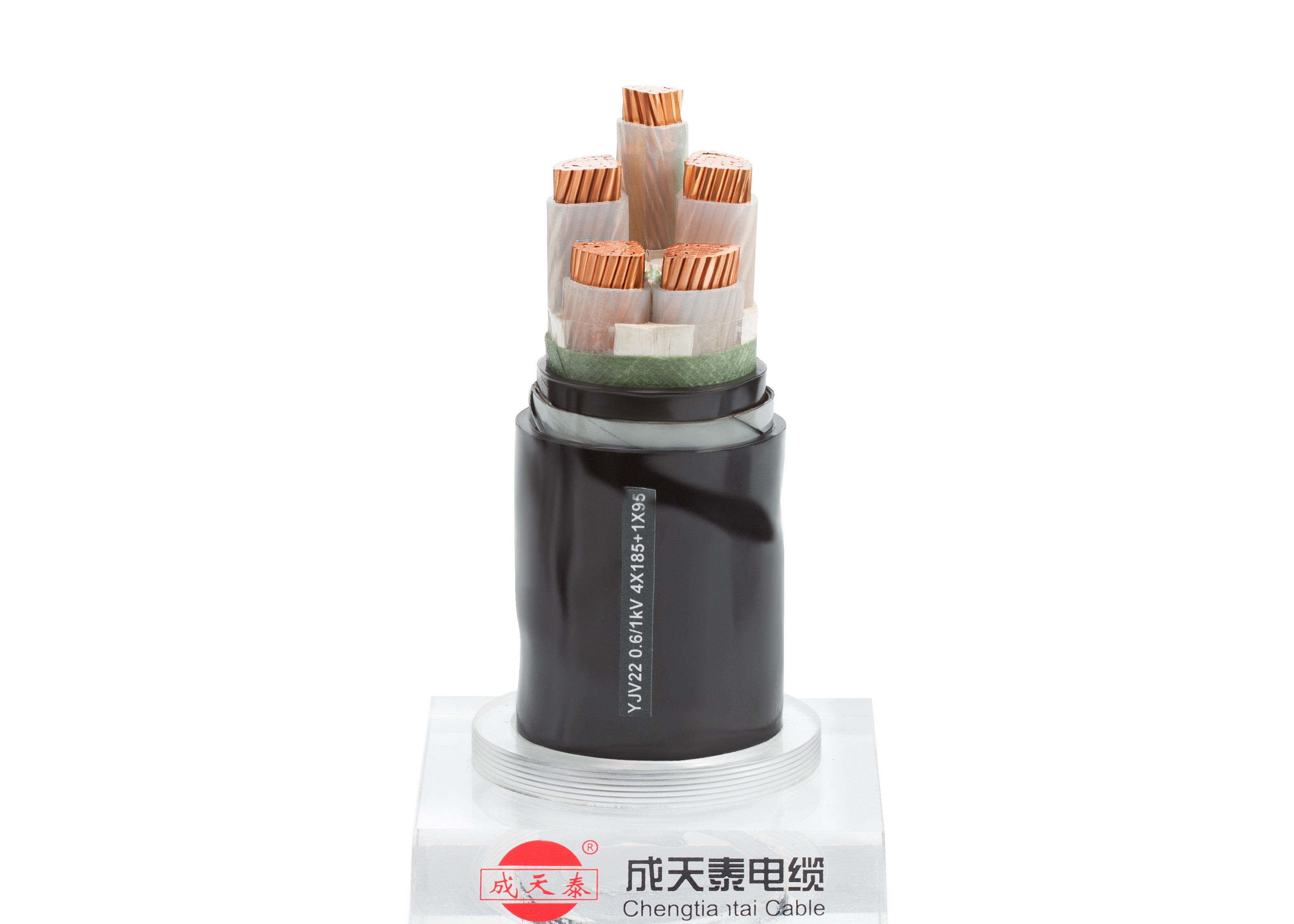 0.6/1 kV XLPE Insulated STA Armored power cable 2-,3-,4-,5-, multi core copper cable