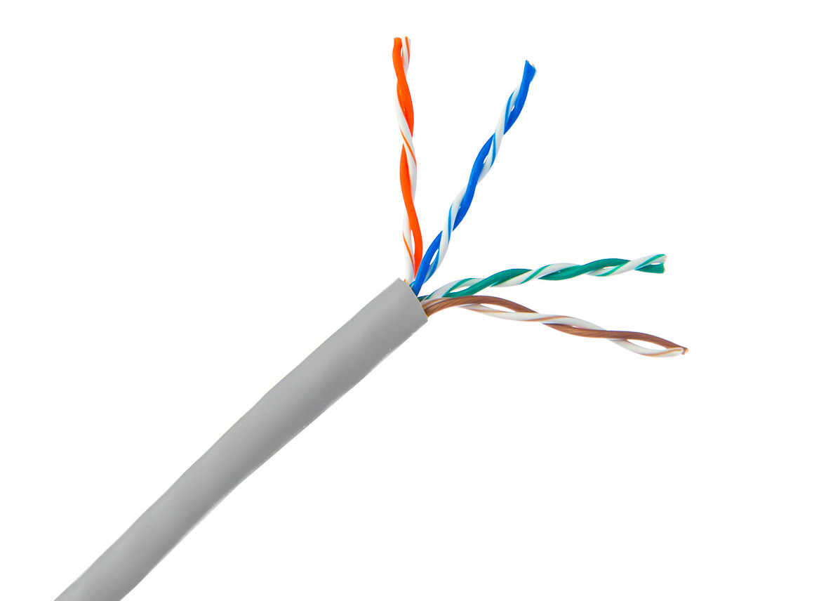 Copper networking Cable Cat.5e UTP Cable soild copper conductor,23 AWG 4 pair Ethernet Lan cable