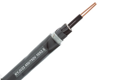 Cáp điều khiển linh hoạt cách điện XLPE Sử dụng trong nhà KYJV22 Loại PVC Vỏ bọc
