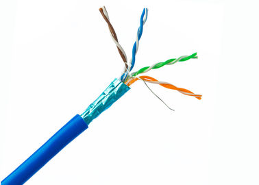Cáp FTP Cat6 Al - Cáp Lan Ethernet Ethernet được sàng lọc bằng dây Rip 1000 Ft